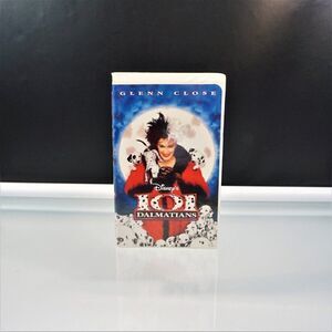 101 Dalmatians VHS 1997 Clam Shell Walt Disney Movie Glenn Close Jeff Daniels